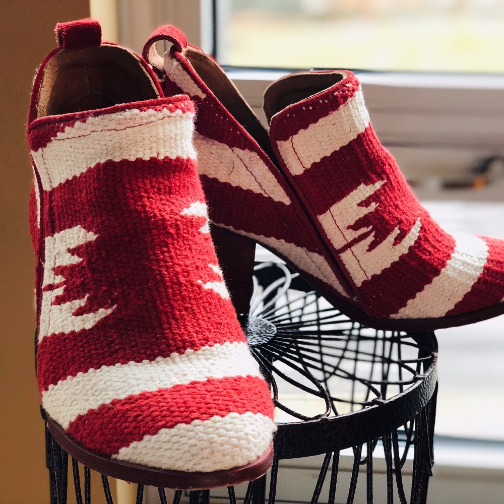 Jeffery Campbell Rare Aztec Tweed Bootie